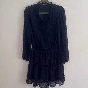 Elegant Navy Dress